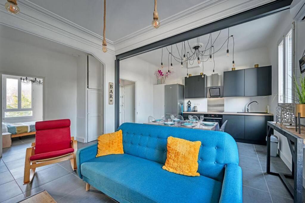 The Rooftop - Ac Clim - Wi-fi - Parking Gratuit Dans La Rue Apartment *