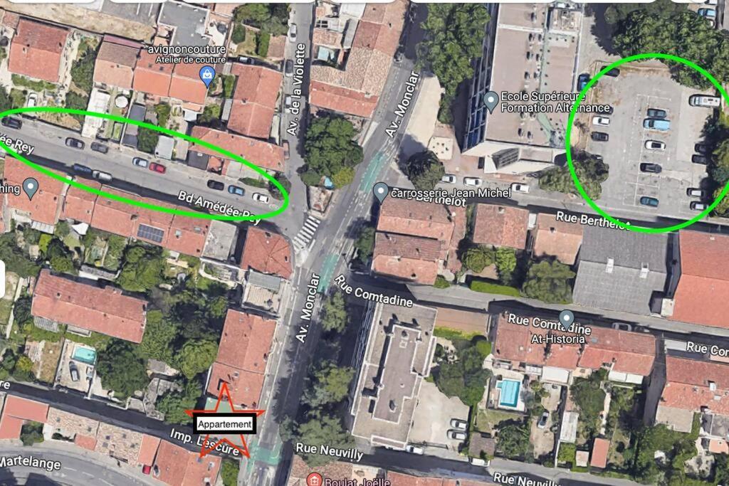 Apartment The Rooftop - Ac Clim - Wi-fi - Parking Gratuit Dans La Rue